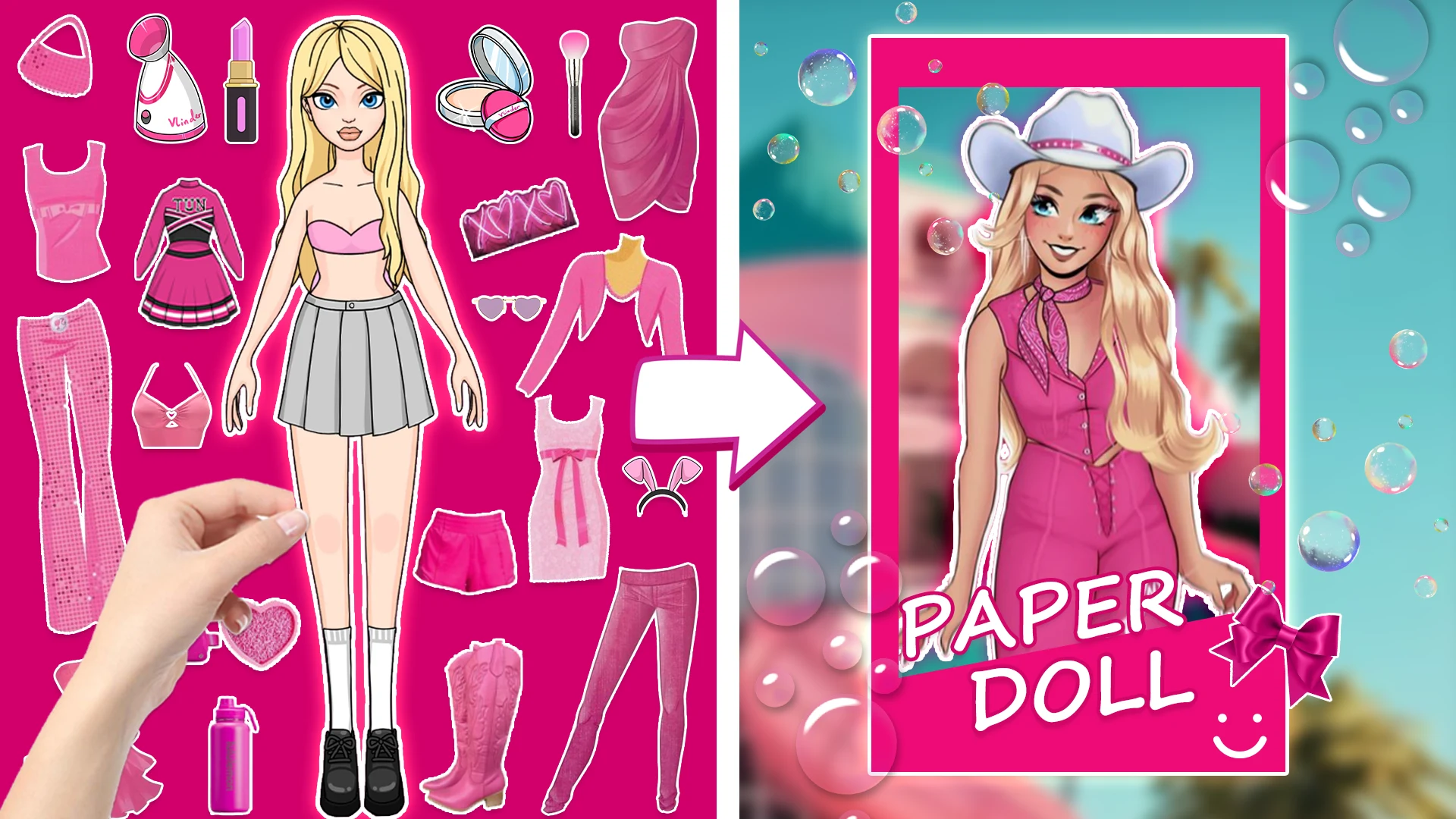 Magic Paper Dolls Dress Up DIY screenshot