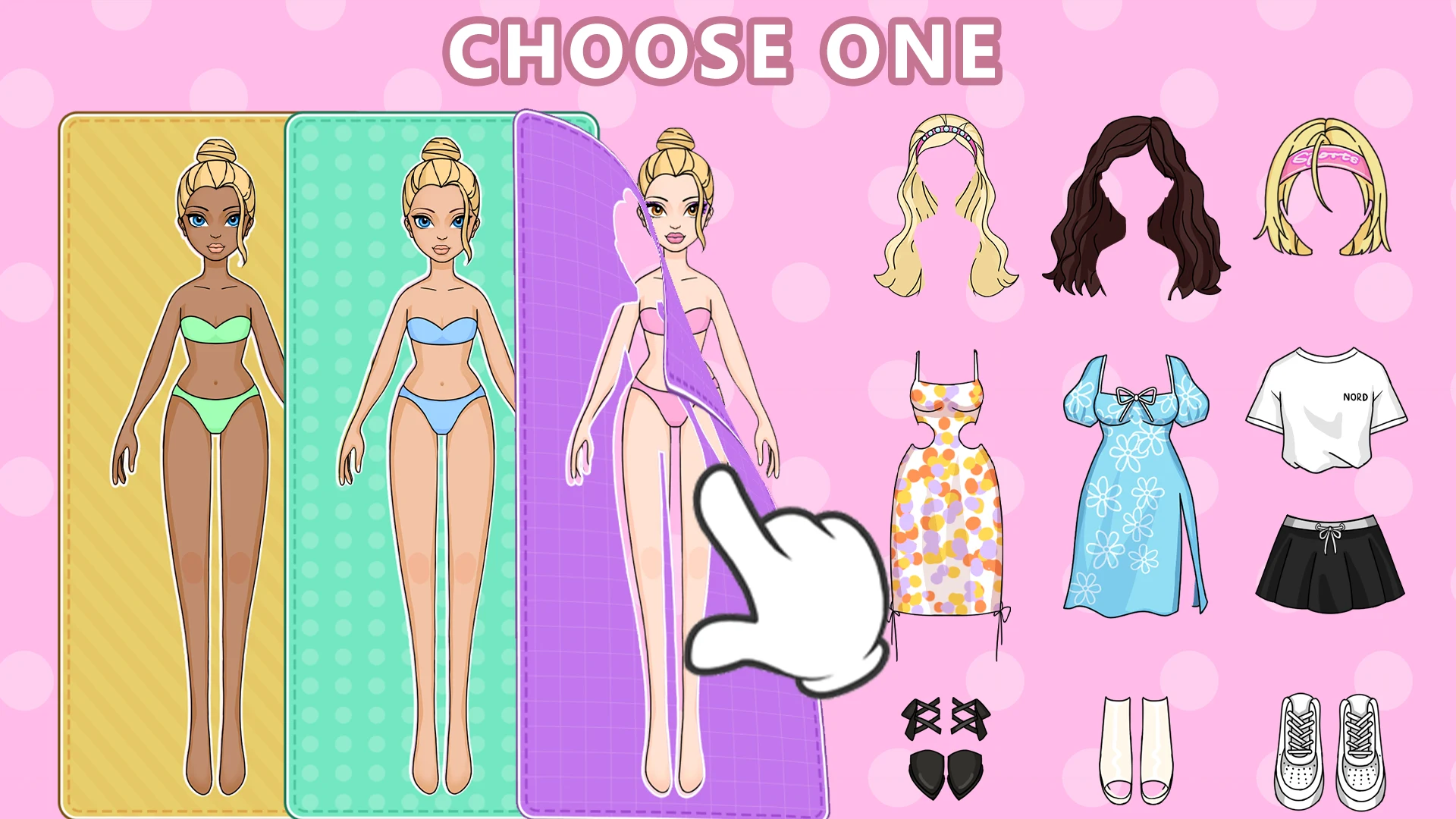 Magic Paper Dolls Dress Up DIY screenshot