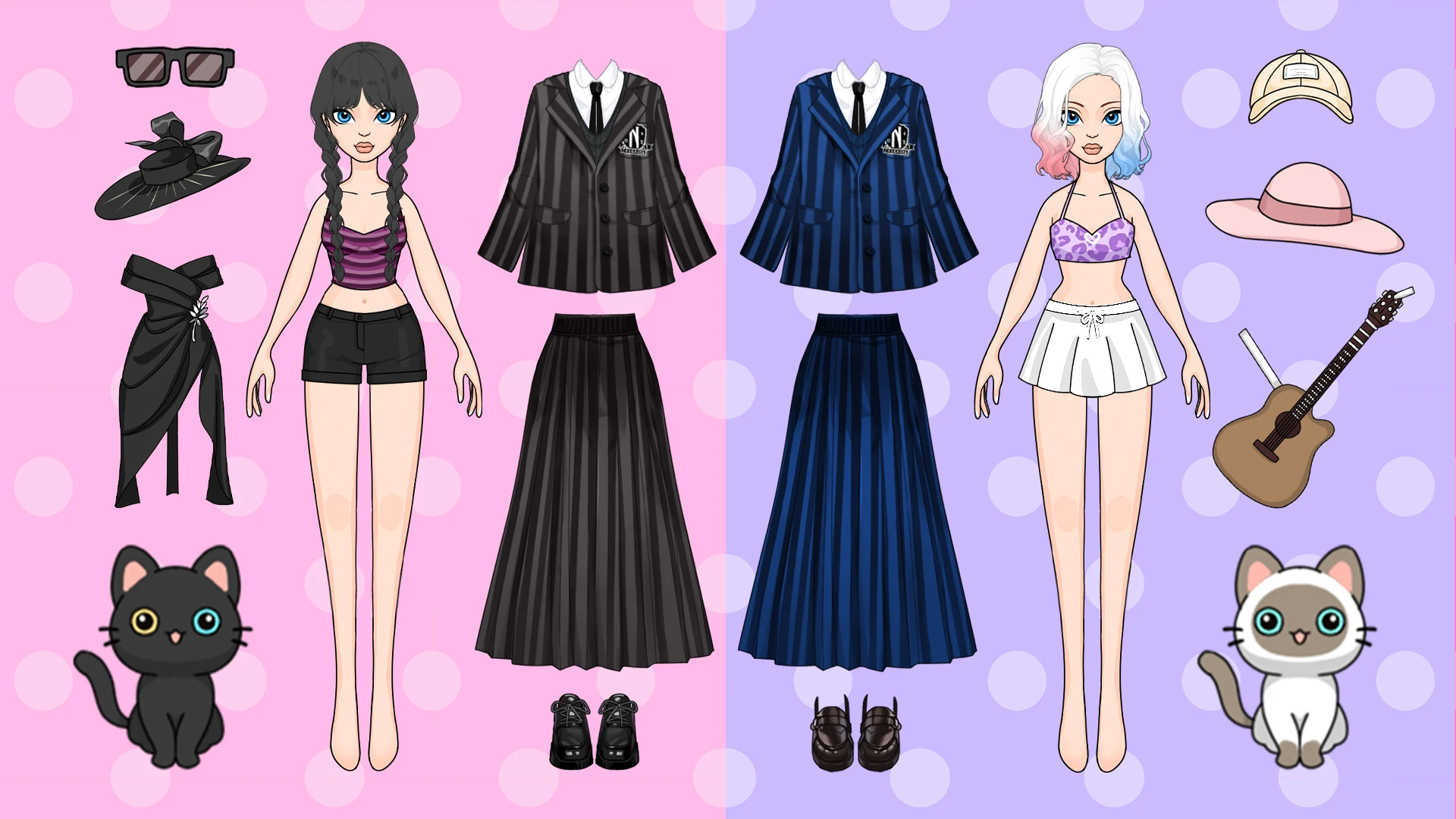 Magic Paper Dolls Dress Up DIY screenshot