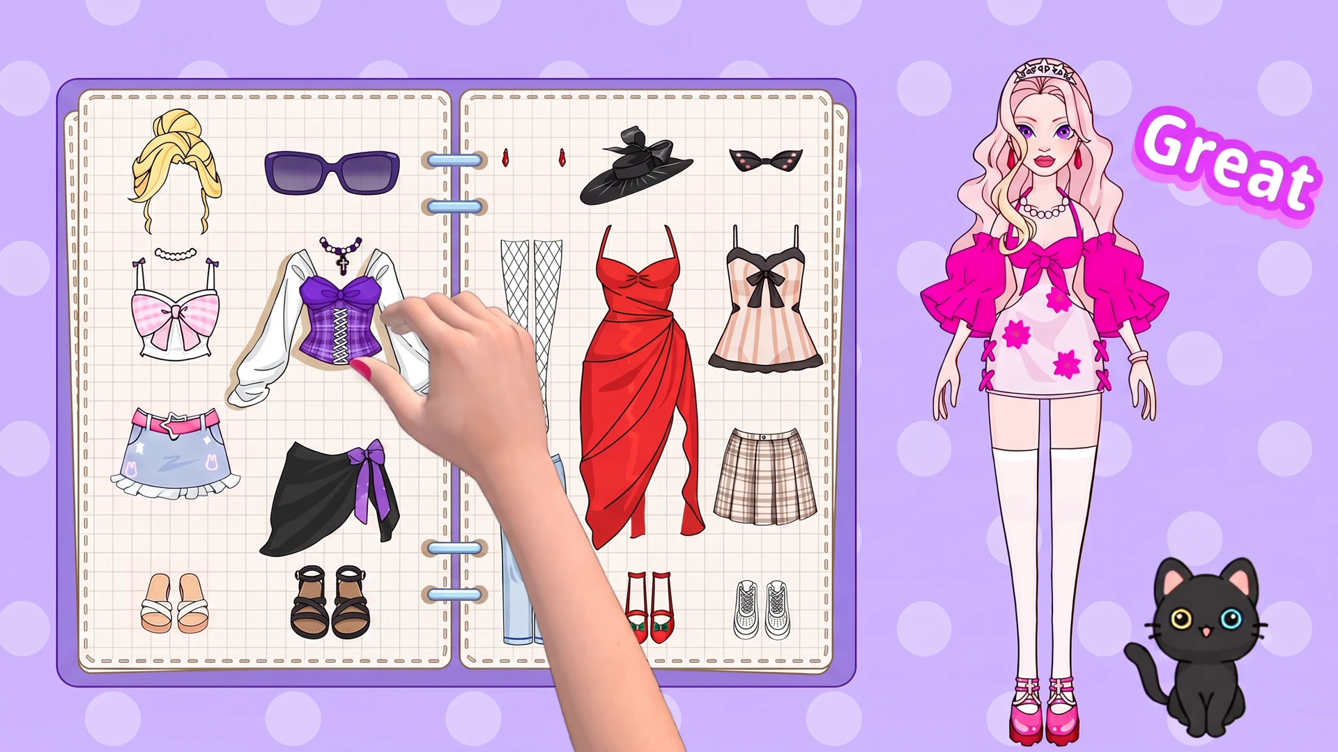 Magic Paper Dolls Dress Up DIY screenshot